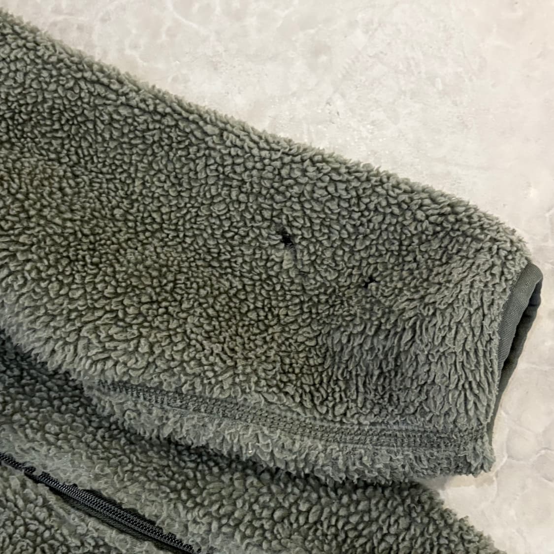 [L] USA 파타고니아 딥파일 후리스 가디건 카키 그린 올리브 상품이미지3