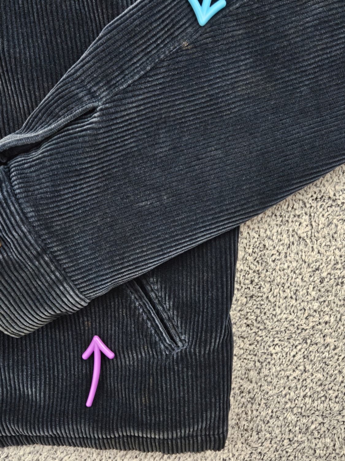 폴로랄프로렌 코듀로이 스윙탑 블루종 자켓 ( S ) / 9944 상품이미지6