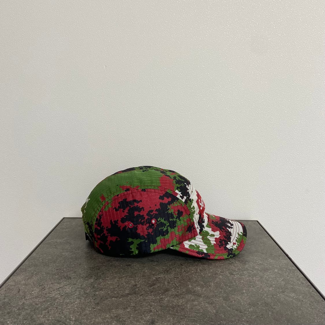 (OS) 슈프림 박스로고 캠프캡 모자 21FW 립스탑 레드 카모 상품이미지3