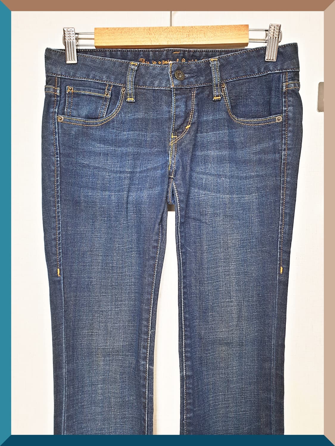 리바이스 타이트스트라이트 데0님팬츠 25인치 55 진청  상품이미지6