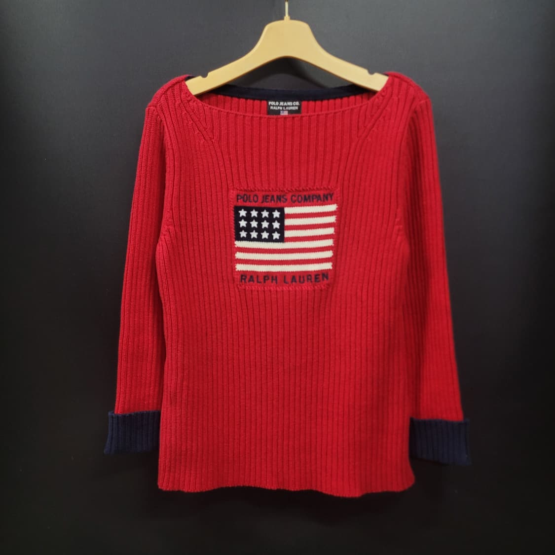 RALPH LAUREN POLO JEANS 성조기 니트 상품이미지1