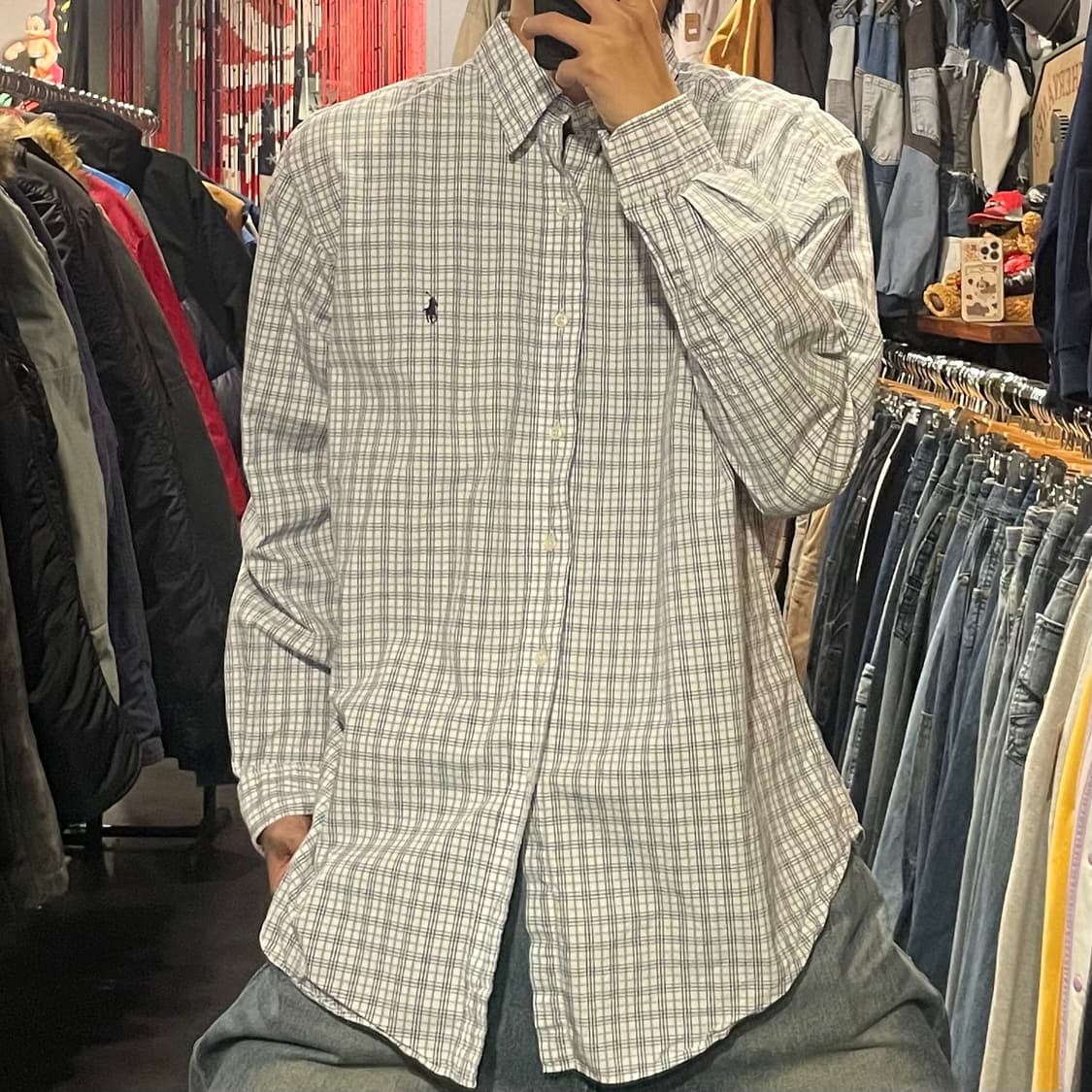 [IM] Polo 폴로 체크 긴팔셔츠 상품이미지2