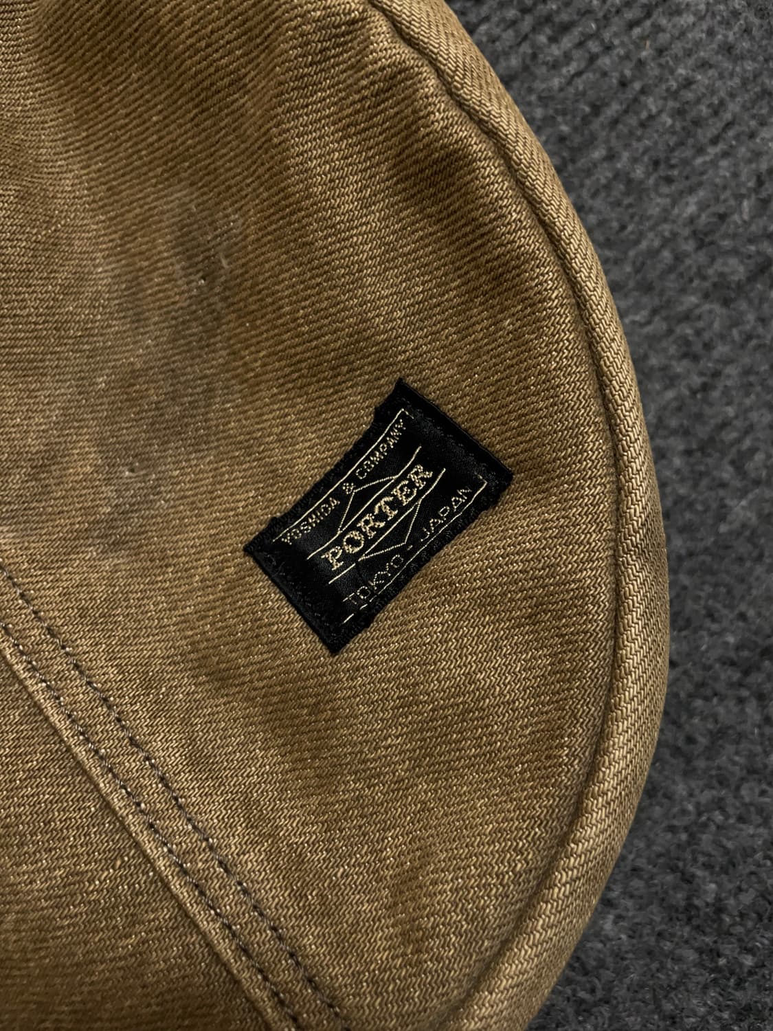 포터 카멜 코튼 숄더백 상품이미지2