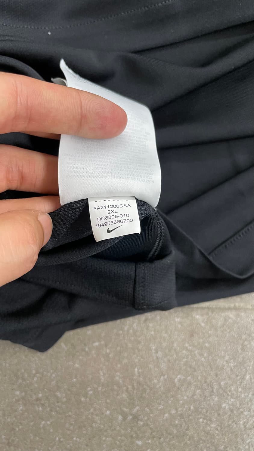 Nike x Acronym NRG Stadium Jersey Black 상품이미지4