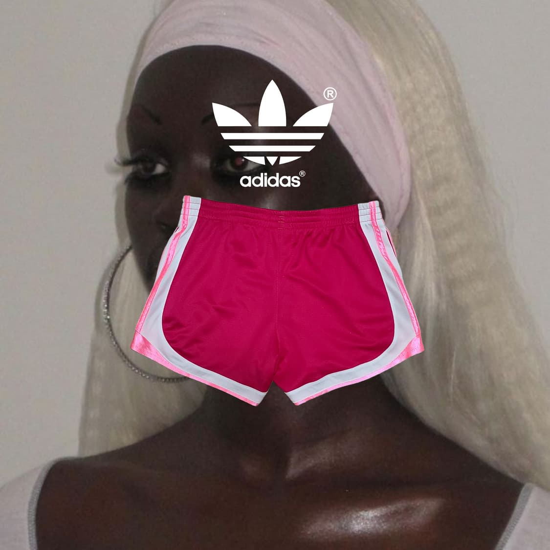 Vintage ADIDAS pink track shor 상품이미지2