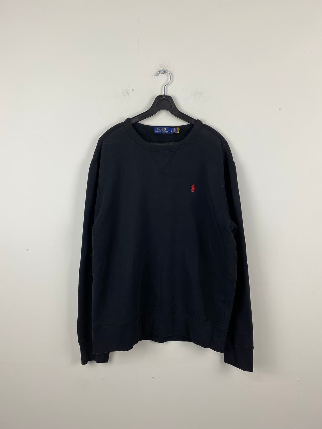 폴로 랄프로렌 클래식 블랙 스웻셔츠 맨투맨 L <458> 상품이미지1