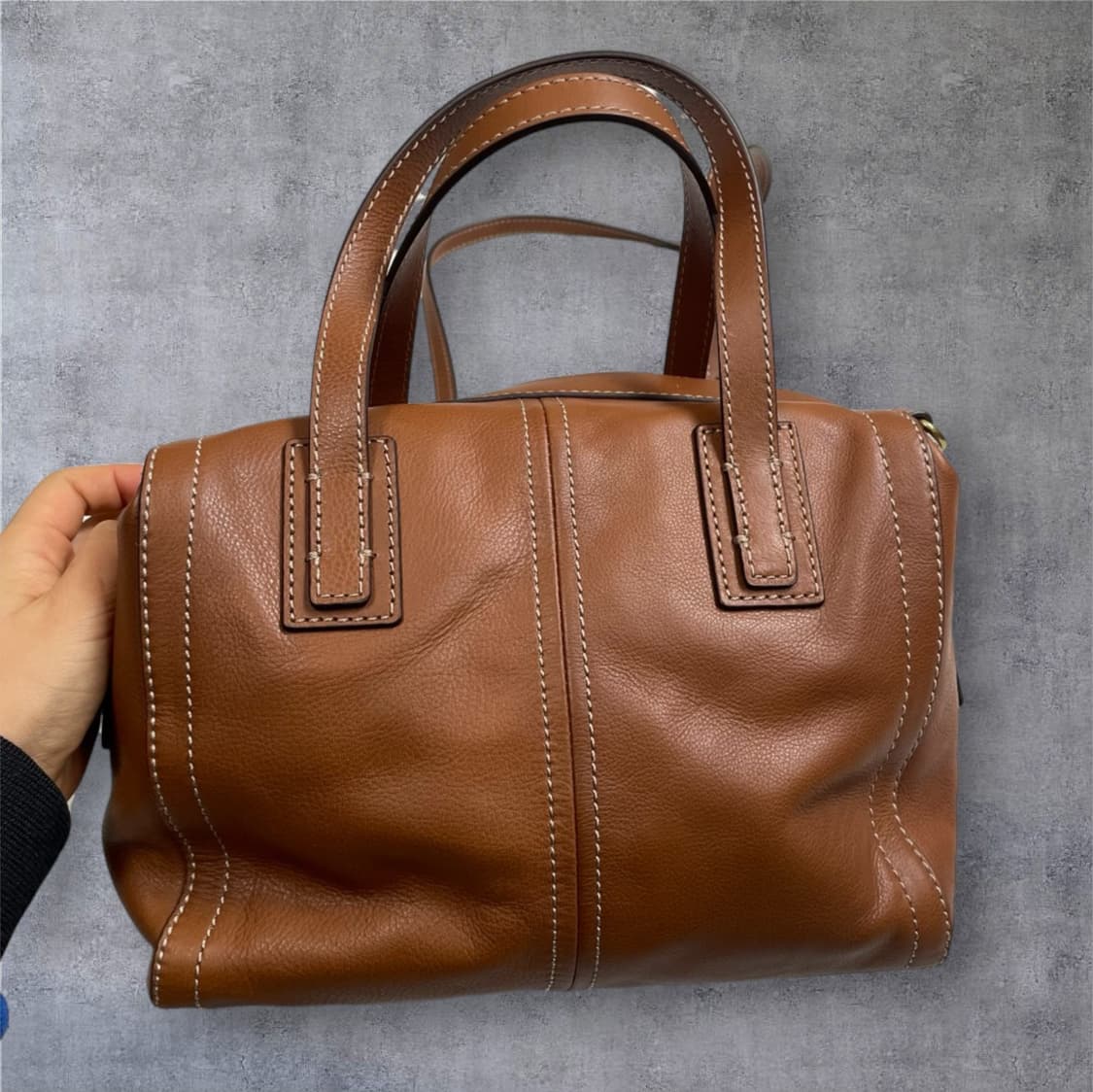 파슬 Fossil 브라운 엠마 사첼백 토트백 크로스백 상품이미지3