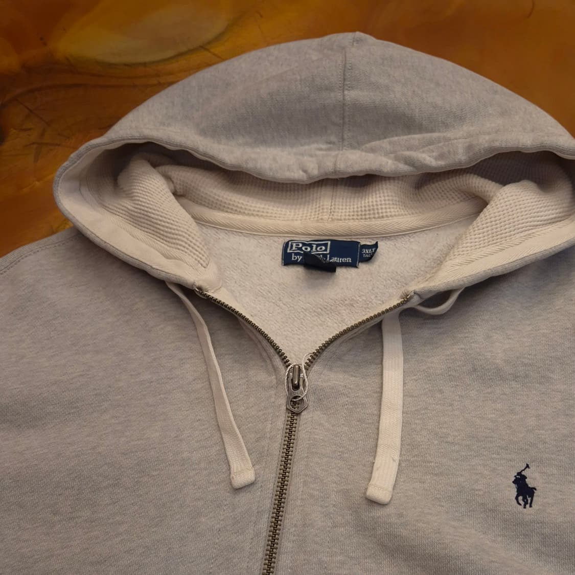 폴로랄프로렌 네이비 포니 그레이 후드집업 3XL 상품이미지3