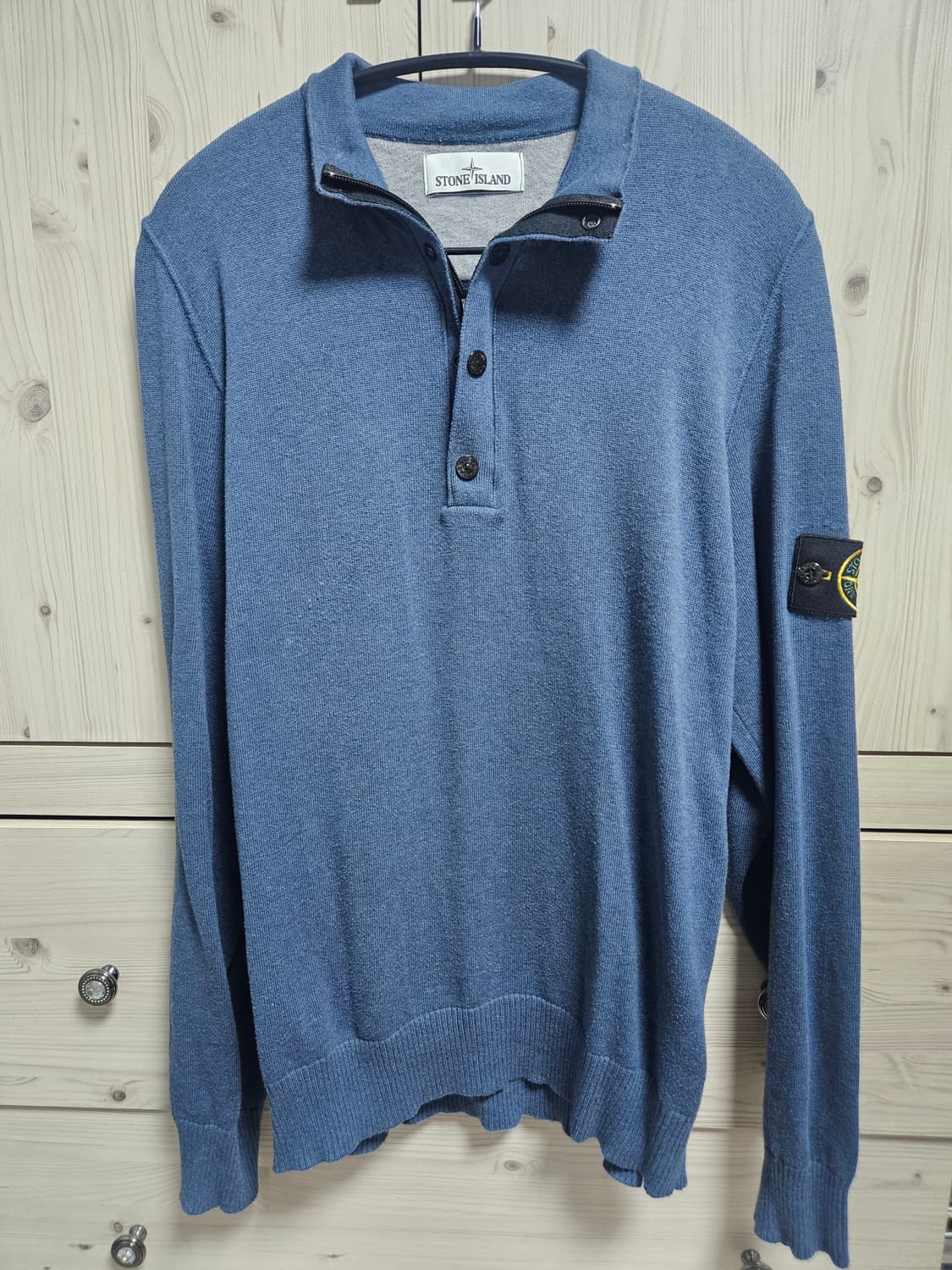 스톤아일랜드 반집업 니트 상품이미지1