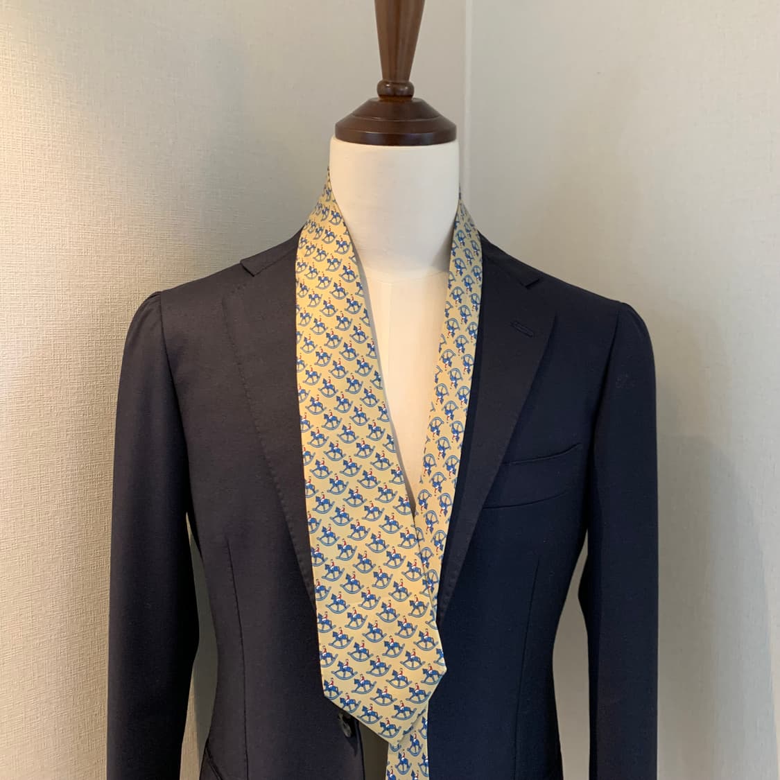 에르메스(HERMES) 기하학적패턴 명품 프랑스 100실크 넥타이 A 상품이미지1