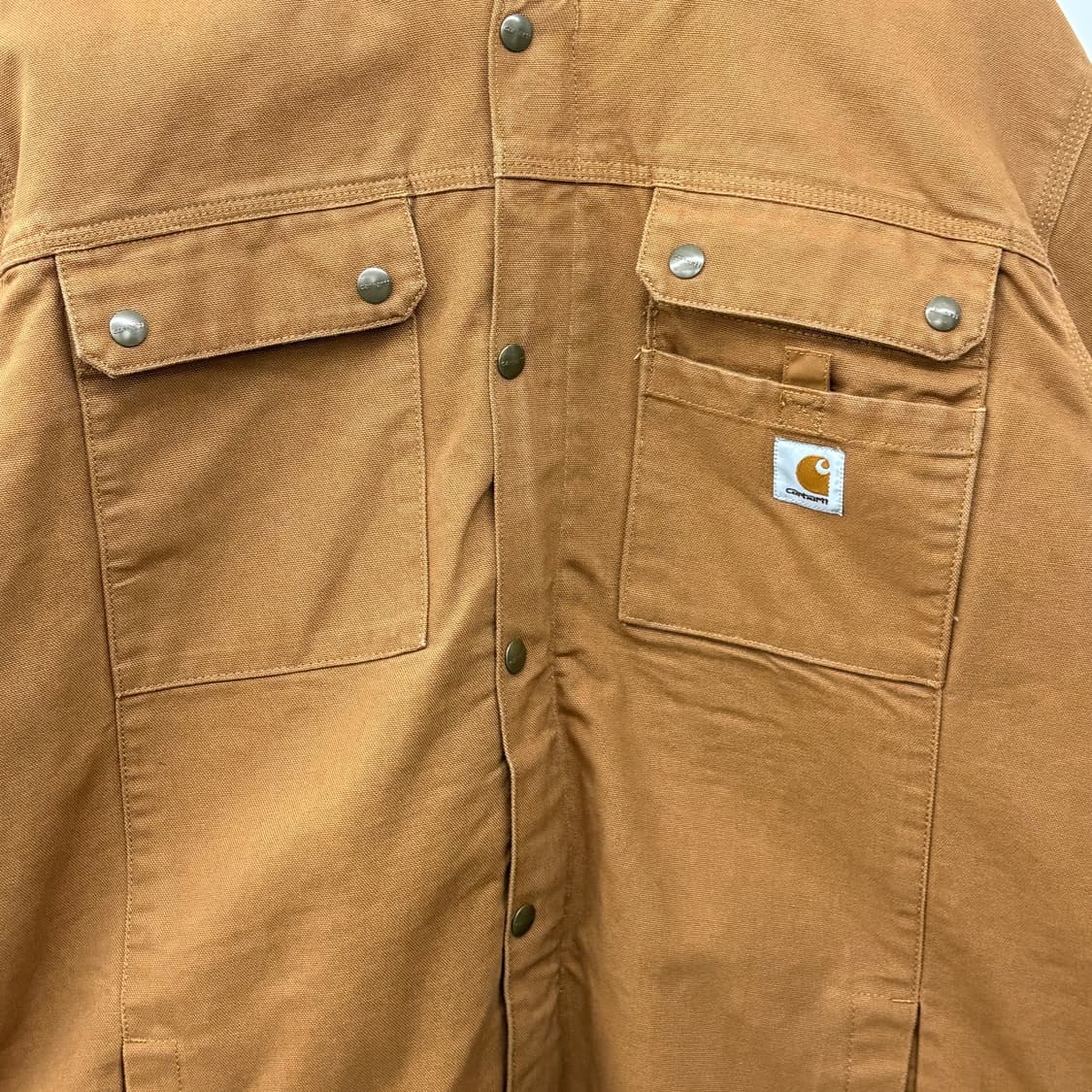 칼하트 브라운 후드 워크 자켓 남/XXL 상품이미지3