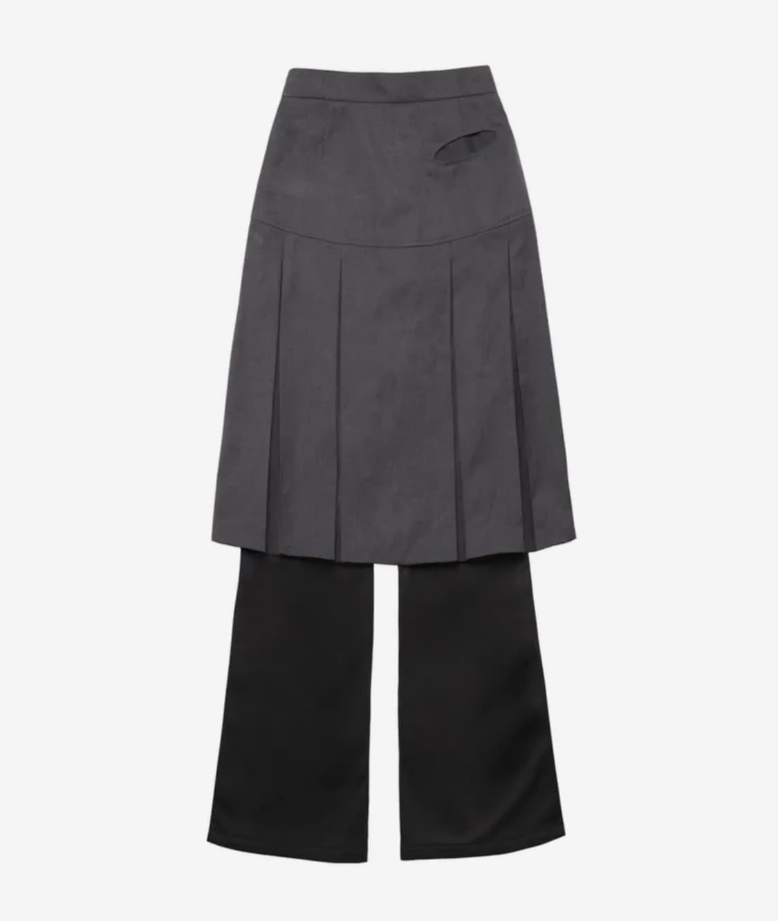 OJOS Jersey Pleats Skirt Pants 상품이미지2