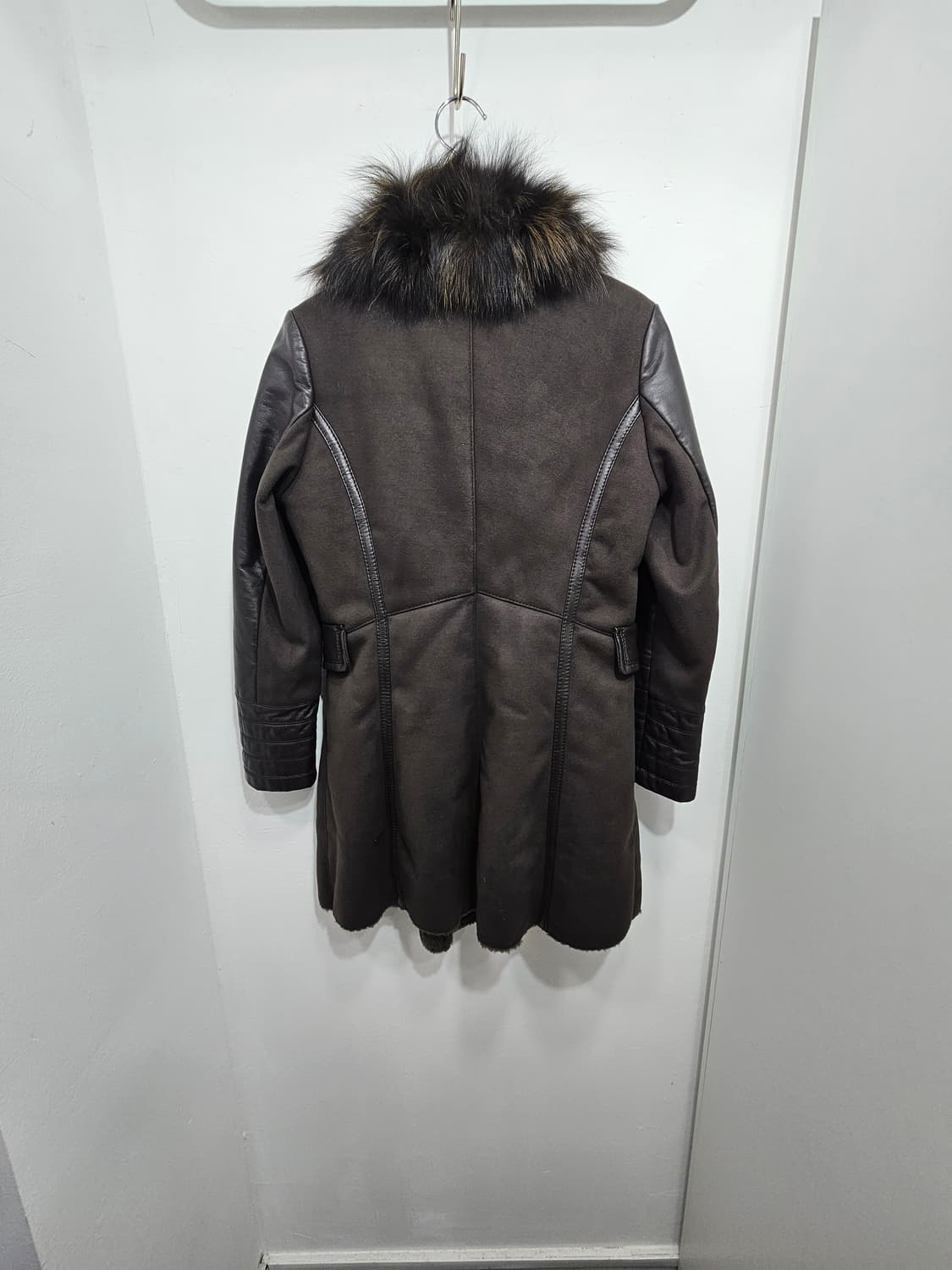 아르덴미즈(ArdentMiz) 양가죽 폭스퍼 코트 자켓 상품이미지10