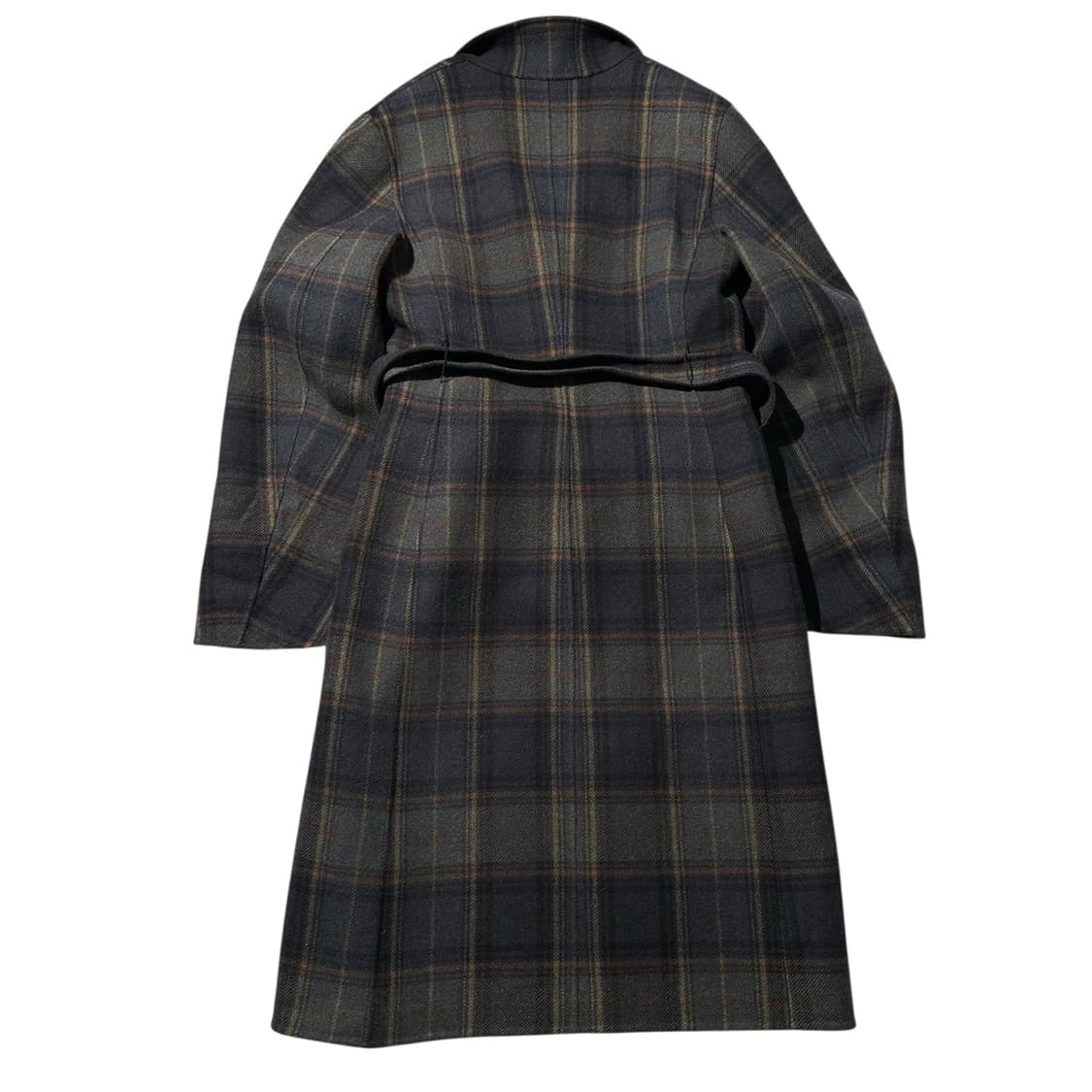 렉토 x 프론트로우 리버시블 체크 로브 코트 상품이미지2