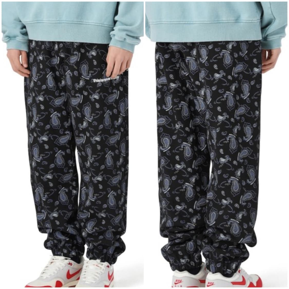 (L) 디스이즈네버댓 페이즐리 조거팬츠 상품이미지1