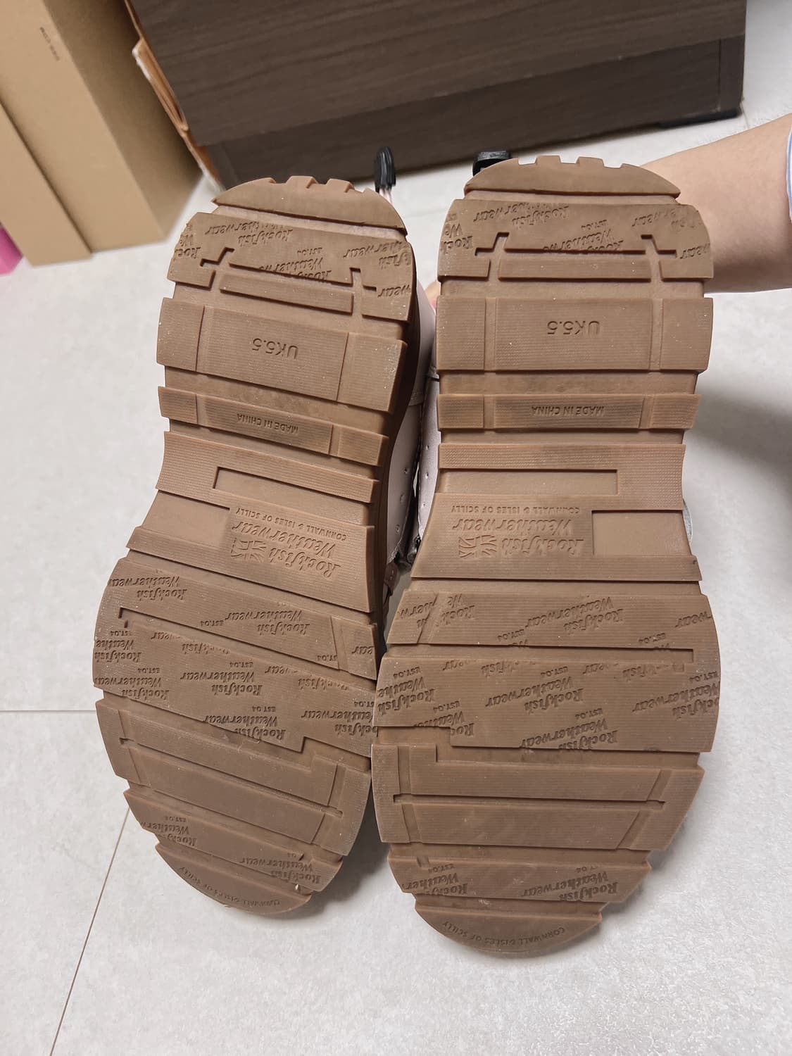 락피쉬웨더웨어 핑크 메리제인 250 상품이미지5