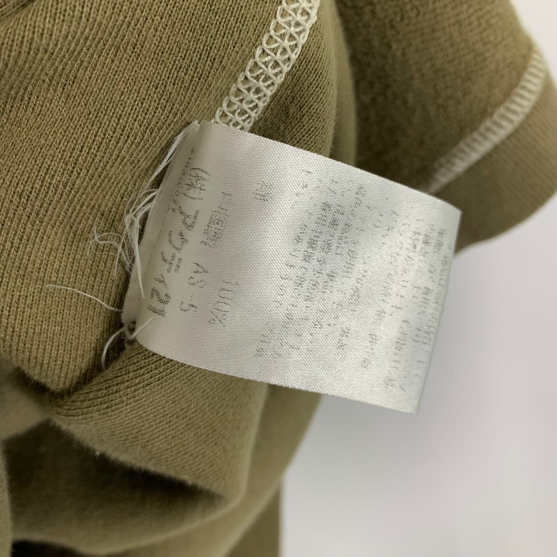 폴로 랄프로렌 반팔 맨투맨 티셔츠 카키 남녀공용 빈티지 상품이미지5