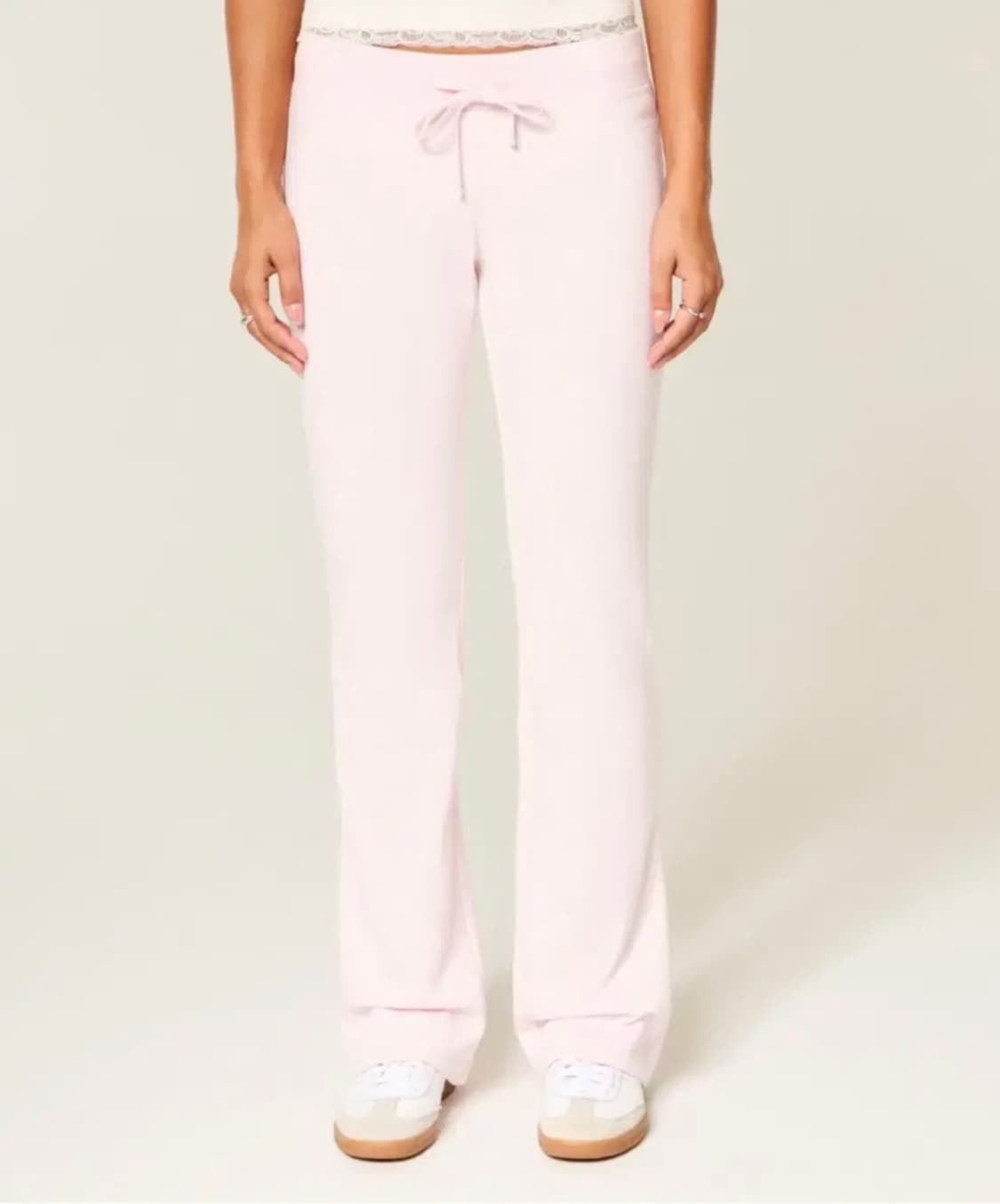 hollister 홀리스터 필 굿 부츠컷 스웻팬츠 핑크 상품이미지1