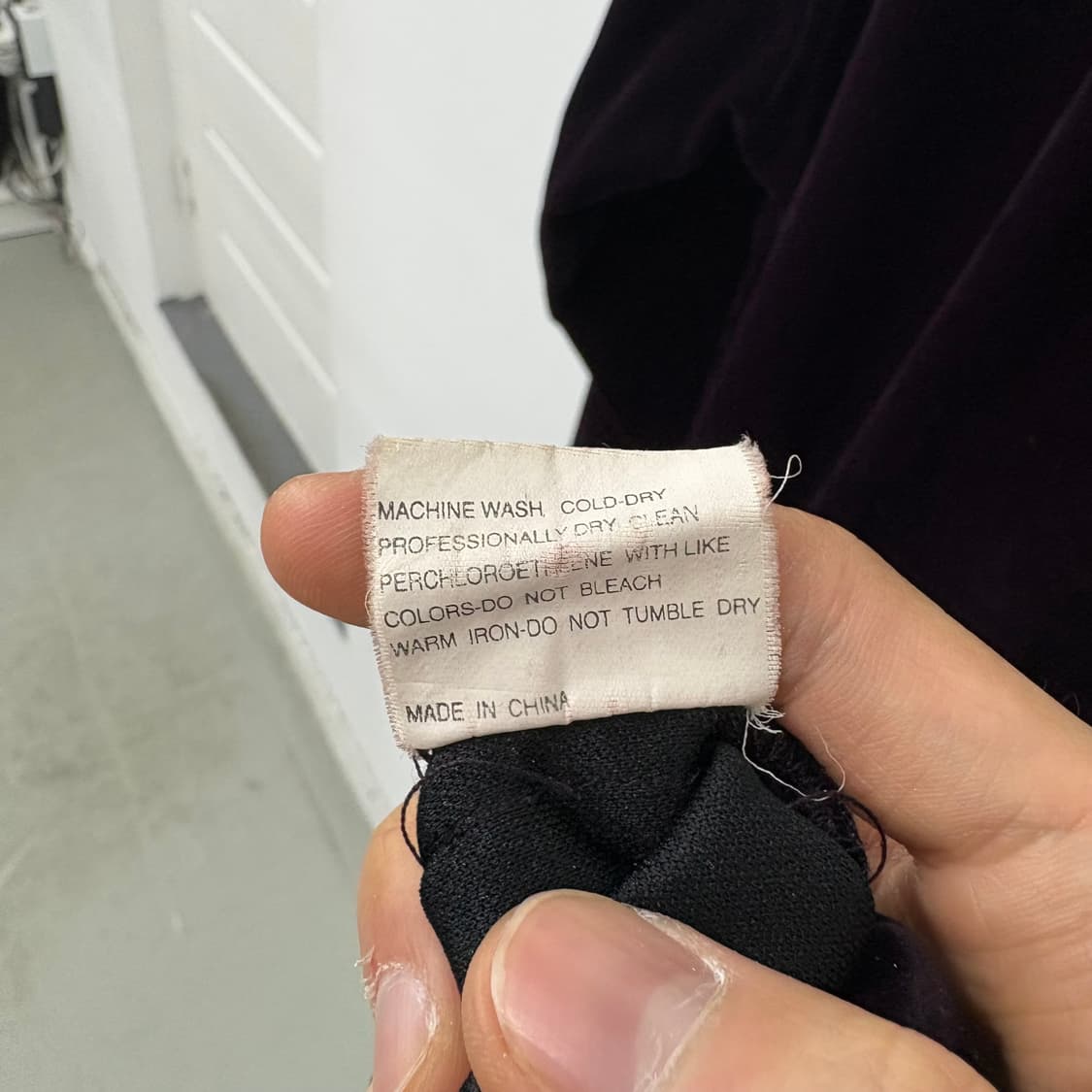 베르사체 벨벳 트랙 자켓 퍼플 남/L 상품이미지8