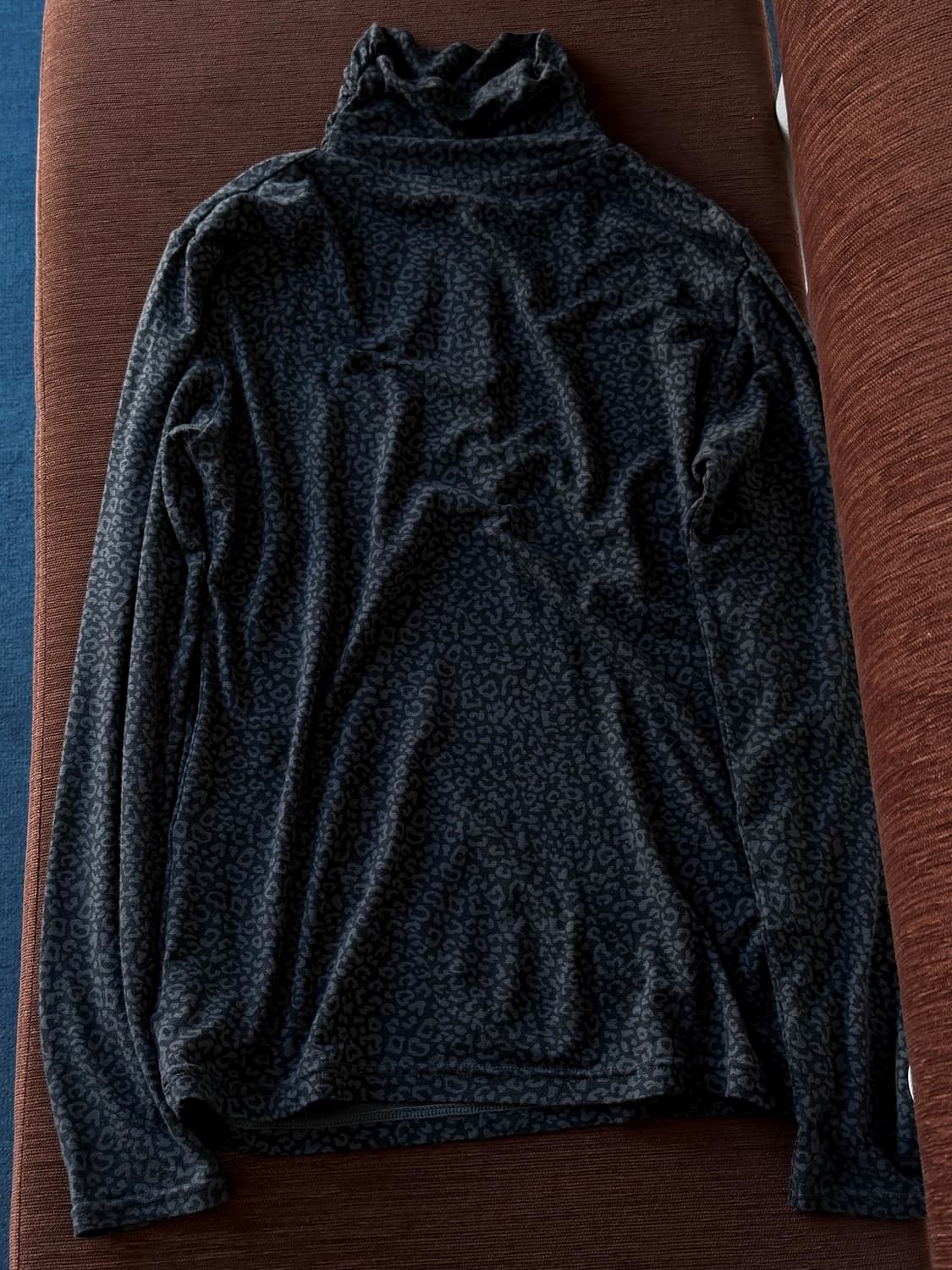 Leopard pattern high gauge stretched top 상품이미지7