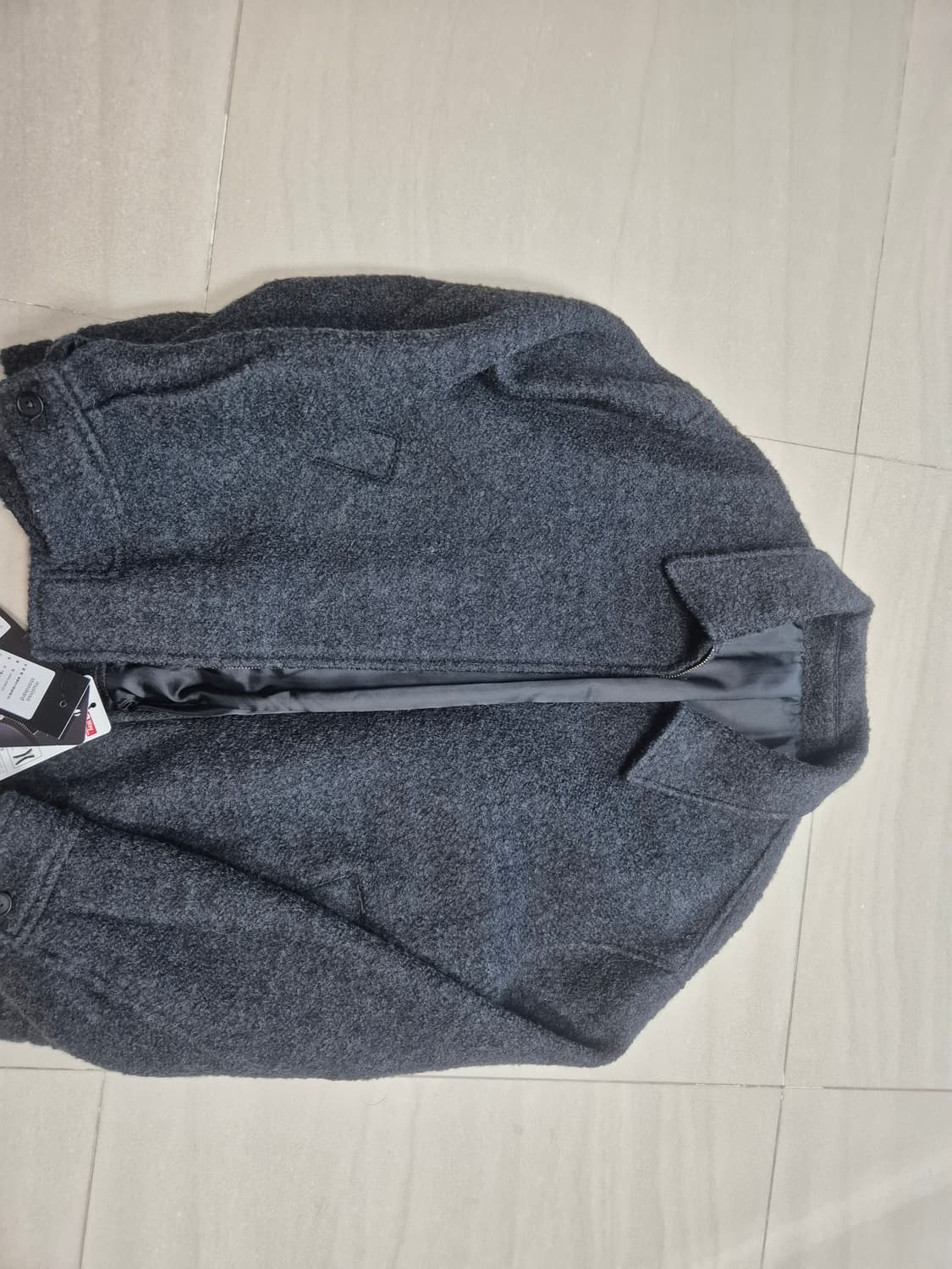 무신사 스탠다드 울 블렌드 블루종 재킷 상품이미지1