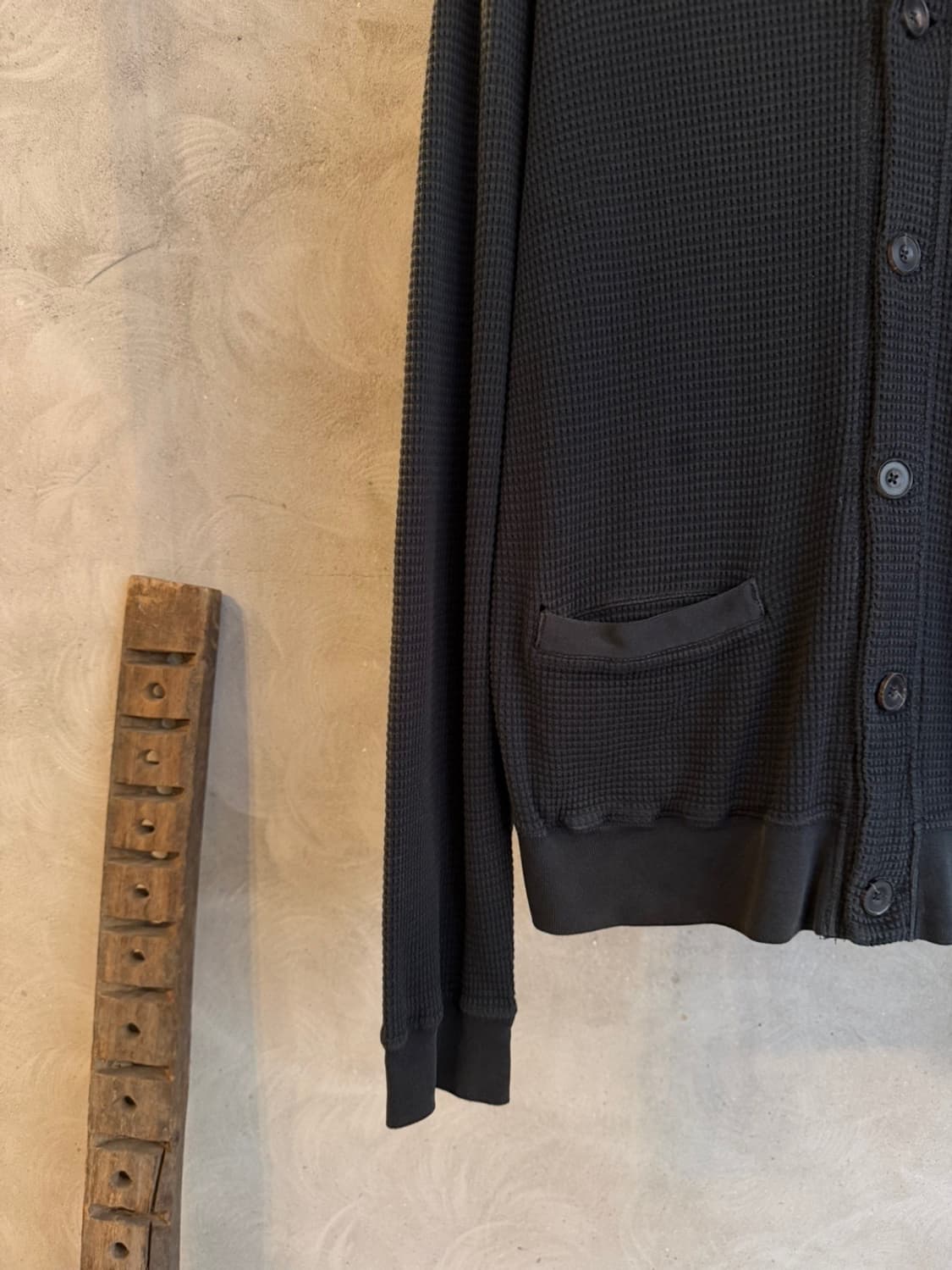 폴로 랄프로렌 와플 패브릭 숄칼라 가디건 100 상품이미지5