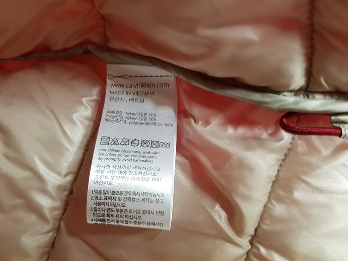 CK 캘빈클라인 패딩 점퍼 L여성77 (후드집업) 상품이미지3