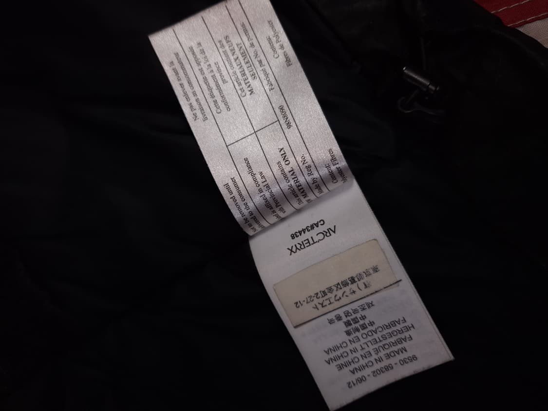 오리지날 아크테릭스 피션SV 고어텍스프로 파카 상품이미지6