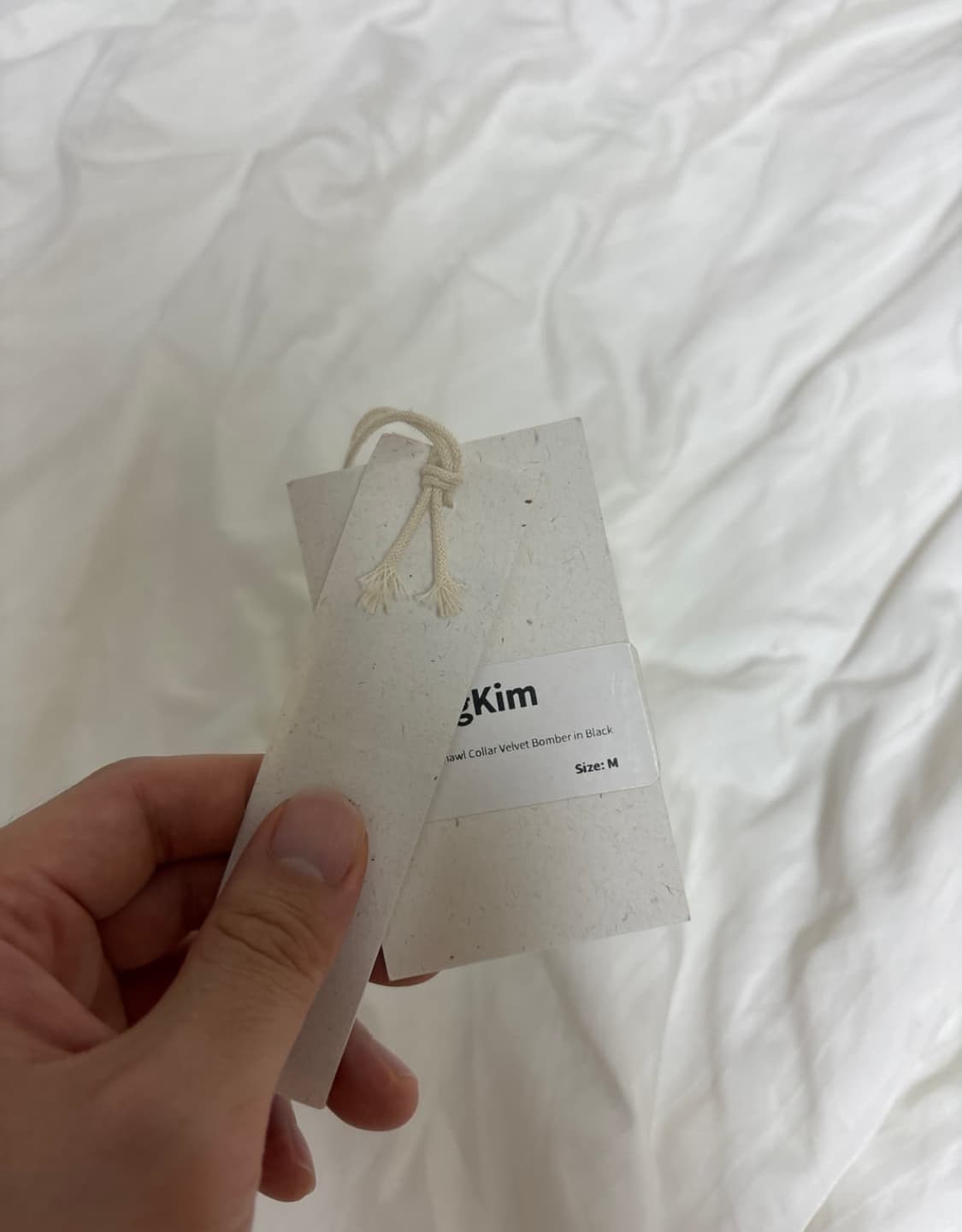 M) 지용킴 22AW 쉘카라 벨벳 봄버 상품이미지4