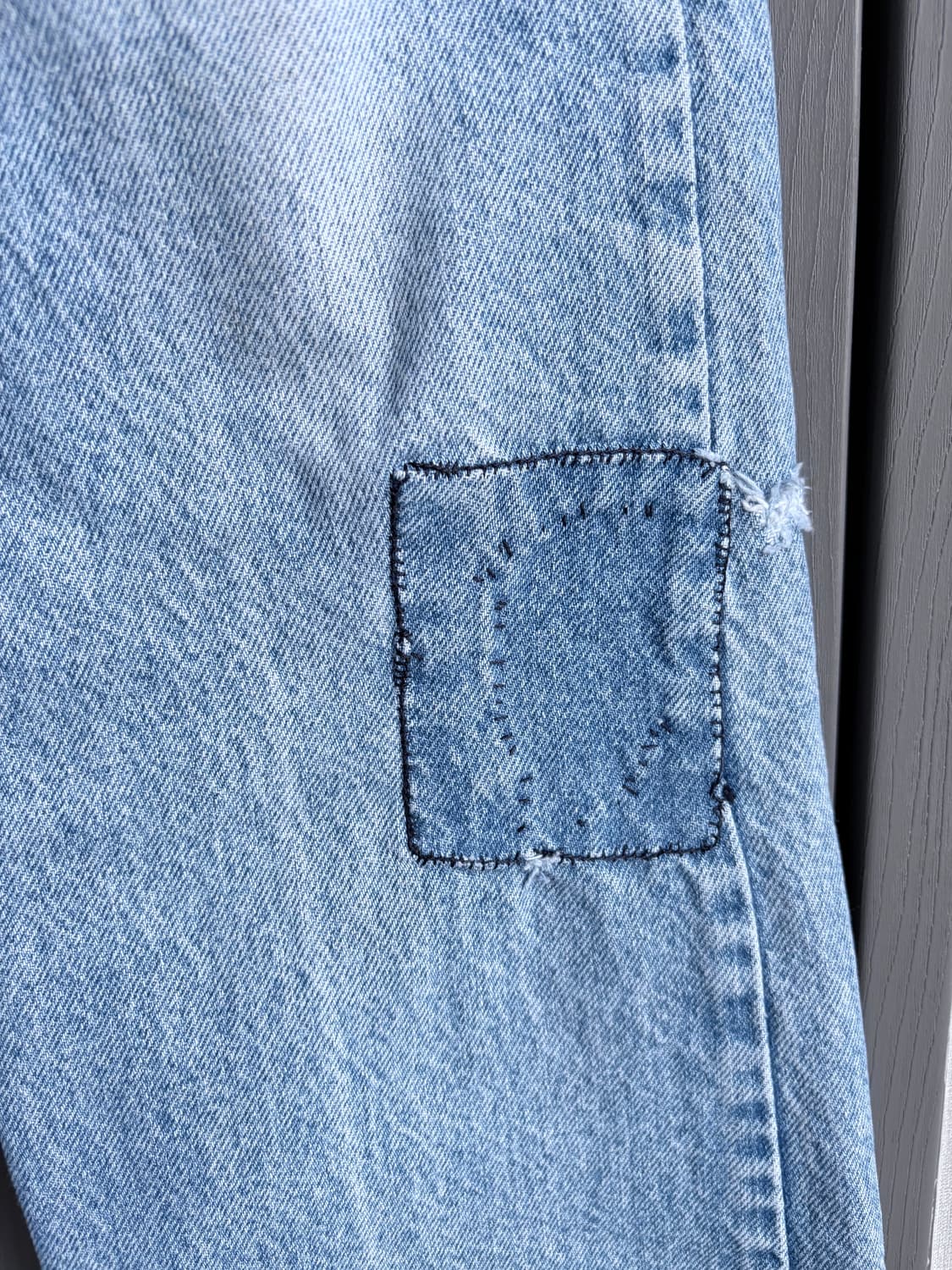 (32x32) 90s 리바이스 517 오렌지탭 USA 연청 부츠컷 데님 상품이미지8