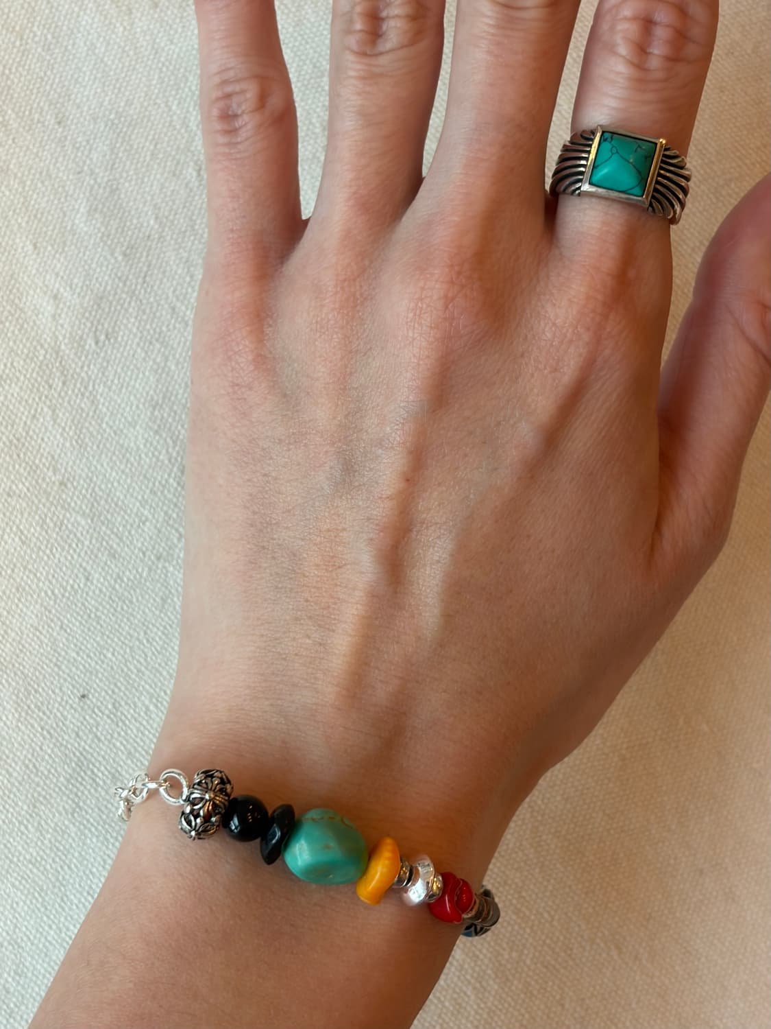 Turquoise Mix Bracelet | Silver 925 상품이미지5