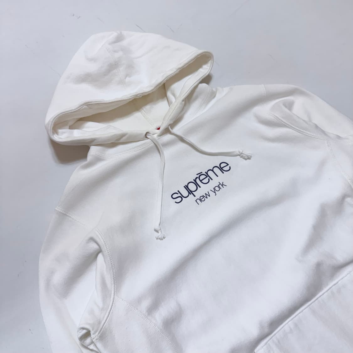 슈프림 클래식로고 후드티셔츠 상품이미지2