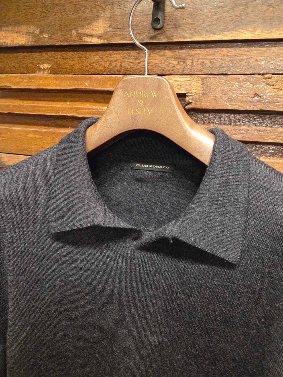 클럽모나코 오픈칼라넥 니트  상품이미지2