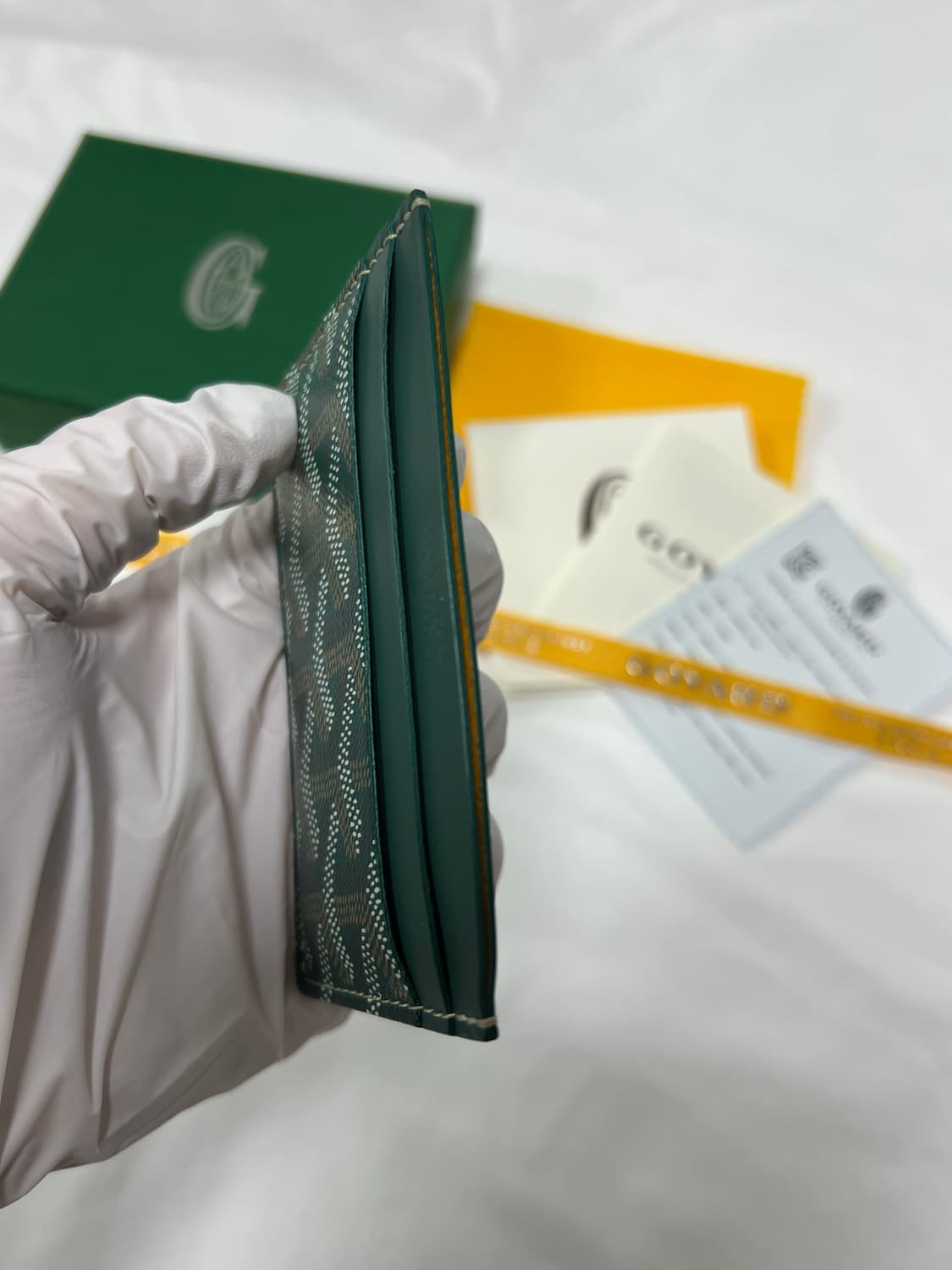 [정품] 새상품급 / 고야드 생쉴피스 카드 홀더 그린 상품이미지5