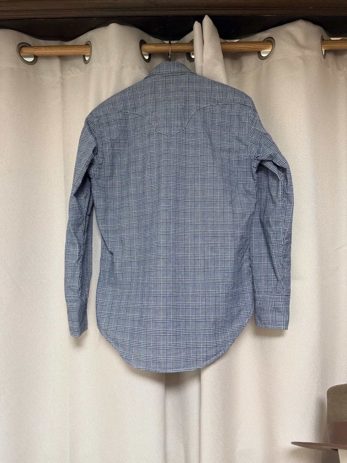 본쿠라 웨스턴셔츠 글렌체크 상품이미지3