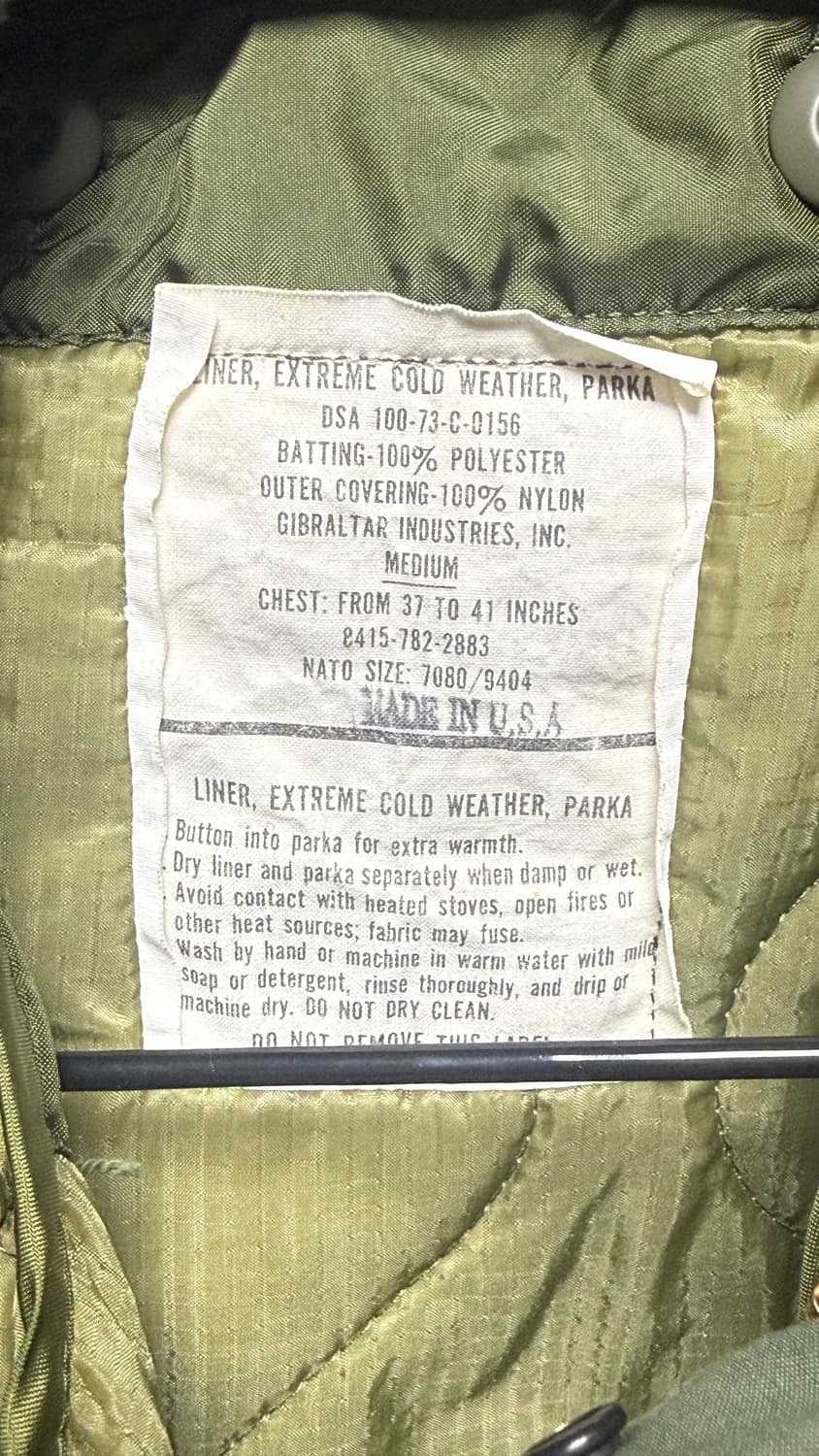 카본힐 m65 피쉬테일 개파카 오리지널판매 상품이미지6