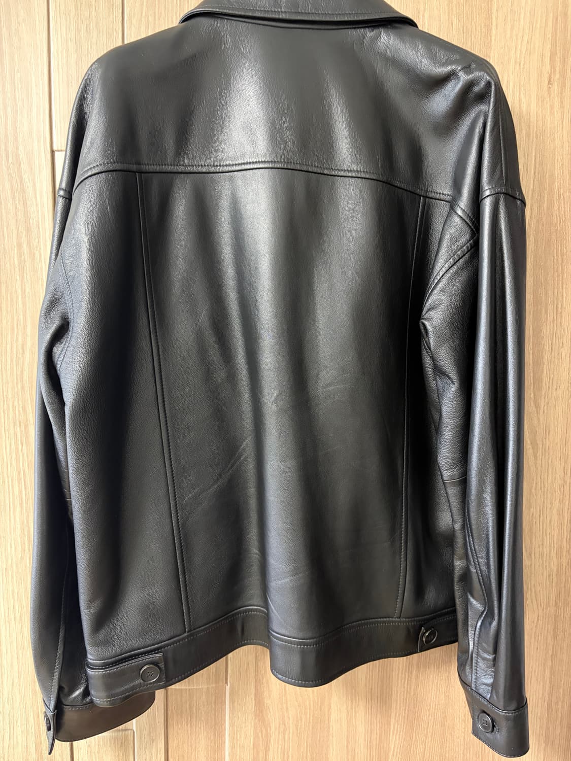 도프제이슨 오버핏 램스킨 싱글 자켓 상품이미지2