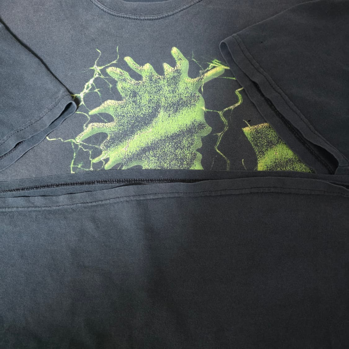 [2XL] 00s ICP 썬더 해칫맨 빈티지 랩티 밴드티 트래쉬드 상품이미지4