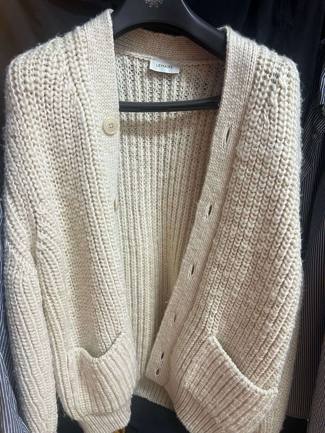 르메르 헤비울 청키 가디건 상품이미지1