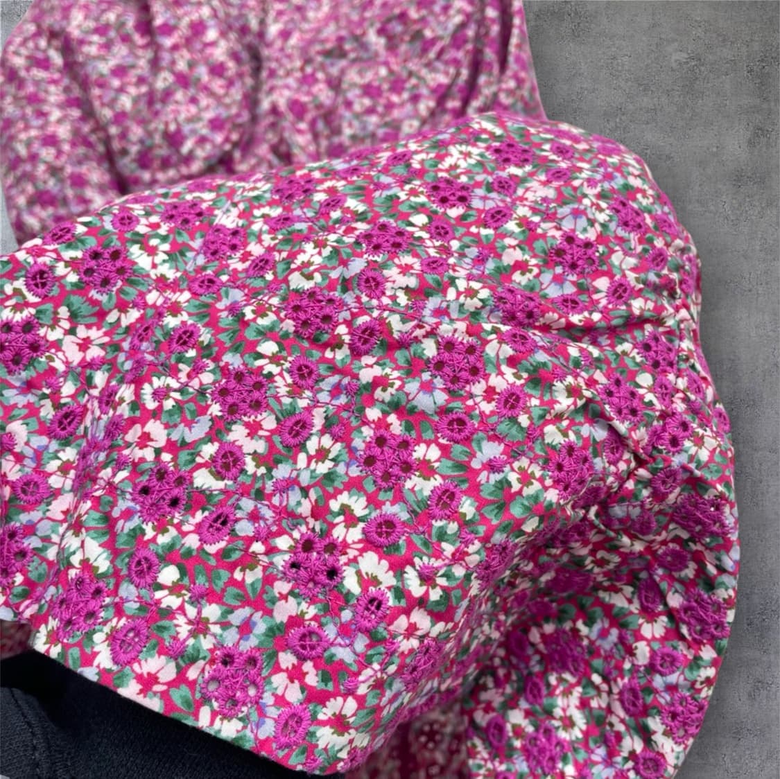 마쥬 Maje 플라워 브로데리 앙글레 미니 원피스 38 상품이미지6