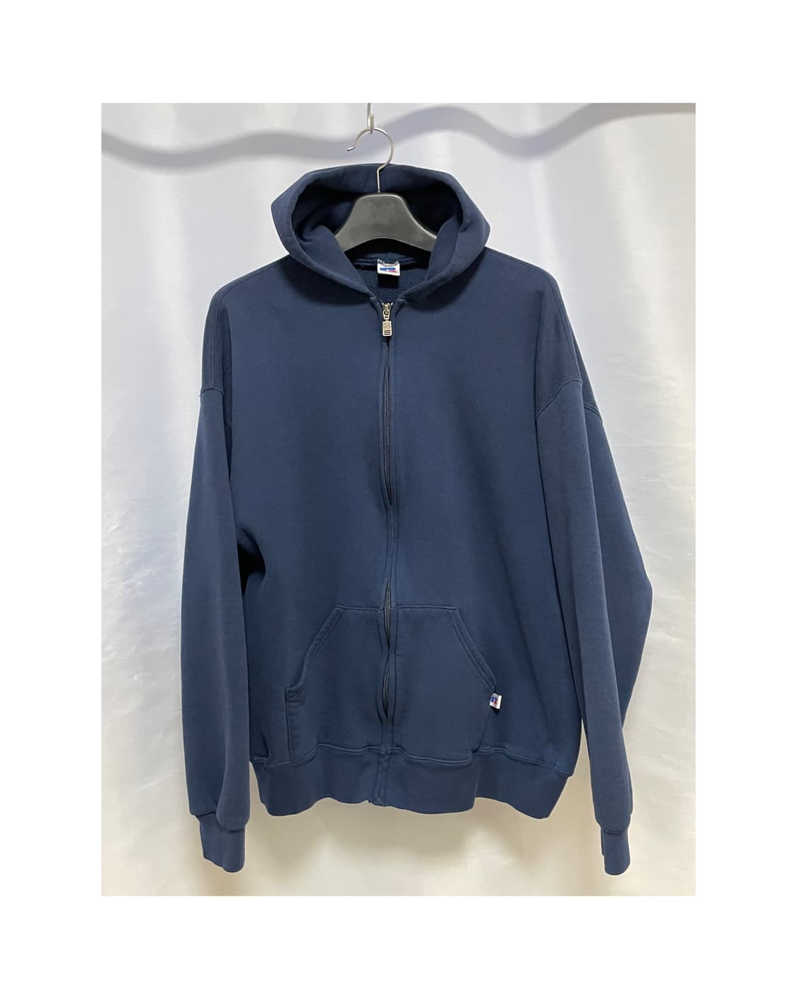 [D.O Vtg] 90s 러셀 50/50 후드 집업 네이비(XXL) 상품이미지1