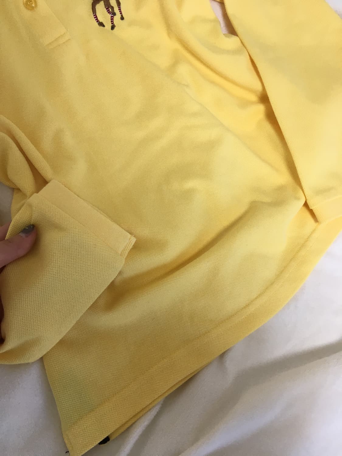 폴로 랄프로렌 빅포니 넘버자수 카라티 긴팔티 상품이미지4