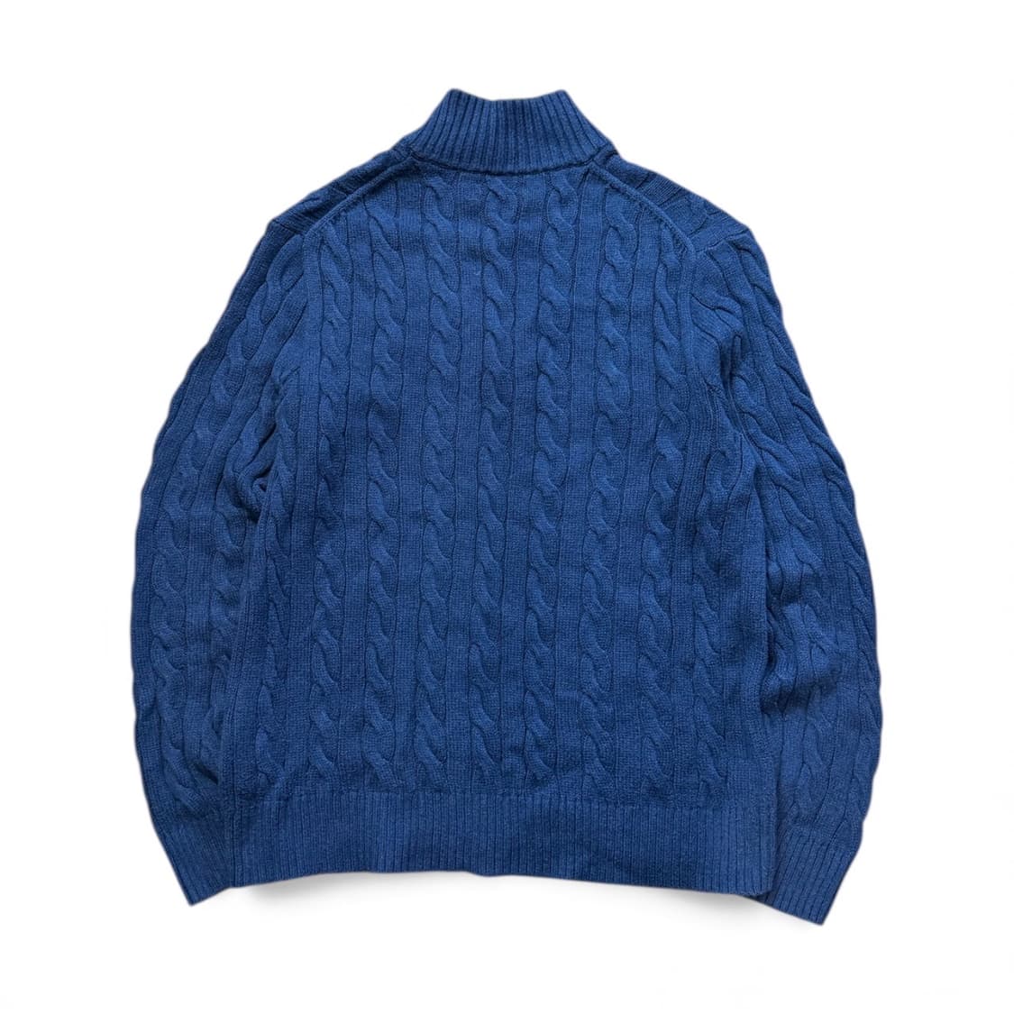 폴로 랄프로렌 다크네이비 케이블 하프집업 니트 상품이미지2