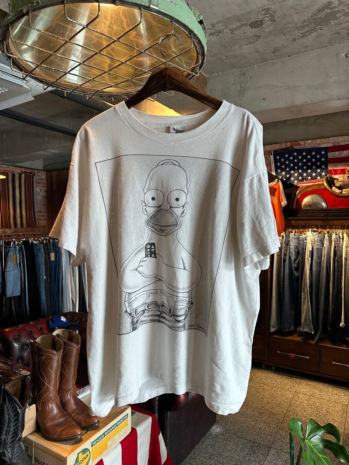 90s USA Simpson anime T Shirts 상품이미지2