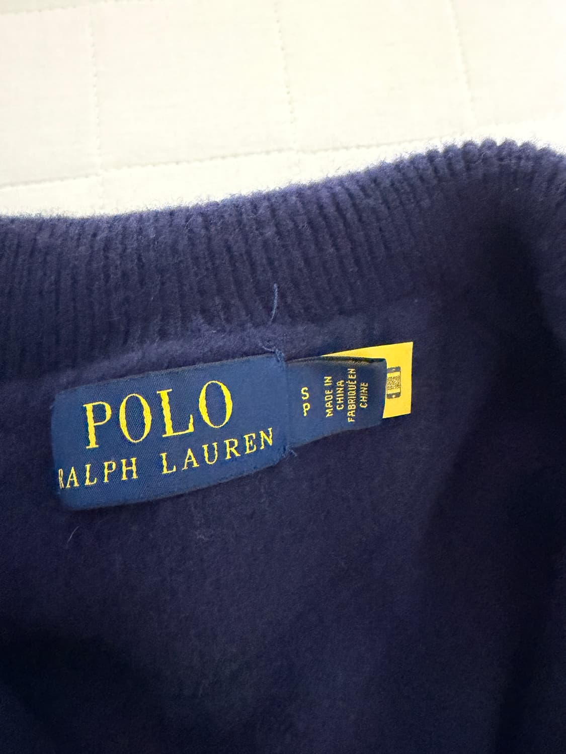 네이비 폴로 반집업니트 판매해용 상품이미지3