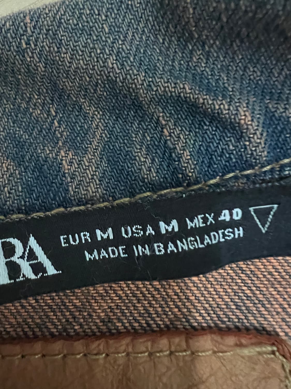 [M] 자라 데님 청자켓 빈티지 워싱 상품이미지2