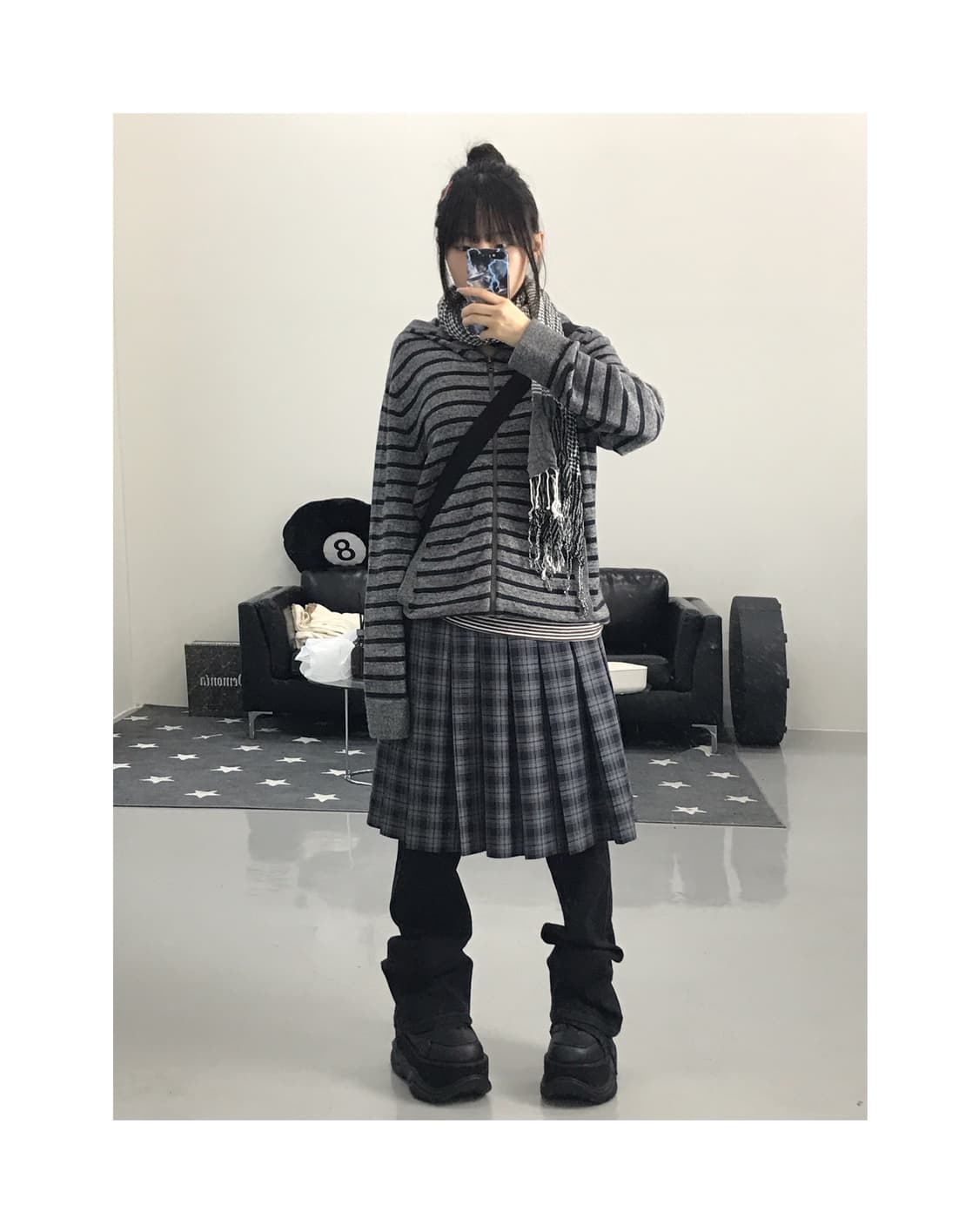 Gap Stripe Knit Hooded Zip-Up  상품이미지1