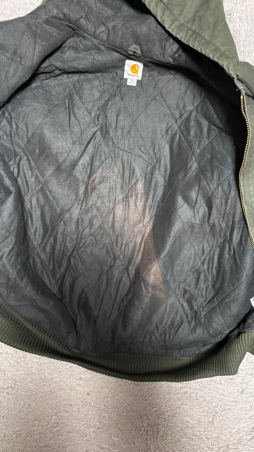 [2XL] 칼하트 J130 MOS 모스그린 빈티지 액티브 자켓 상품이미지8