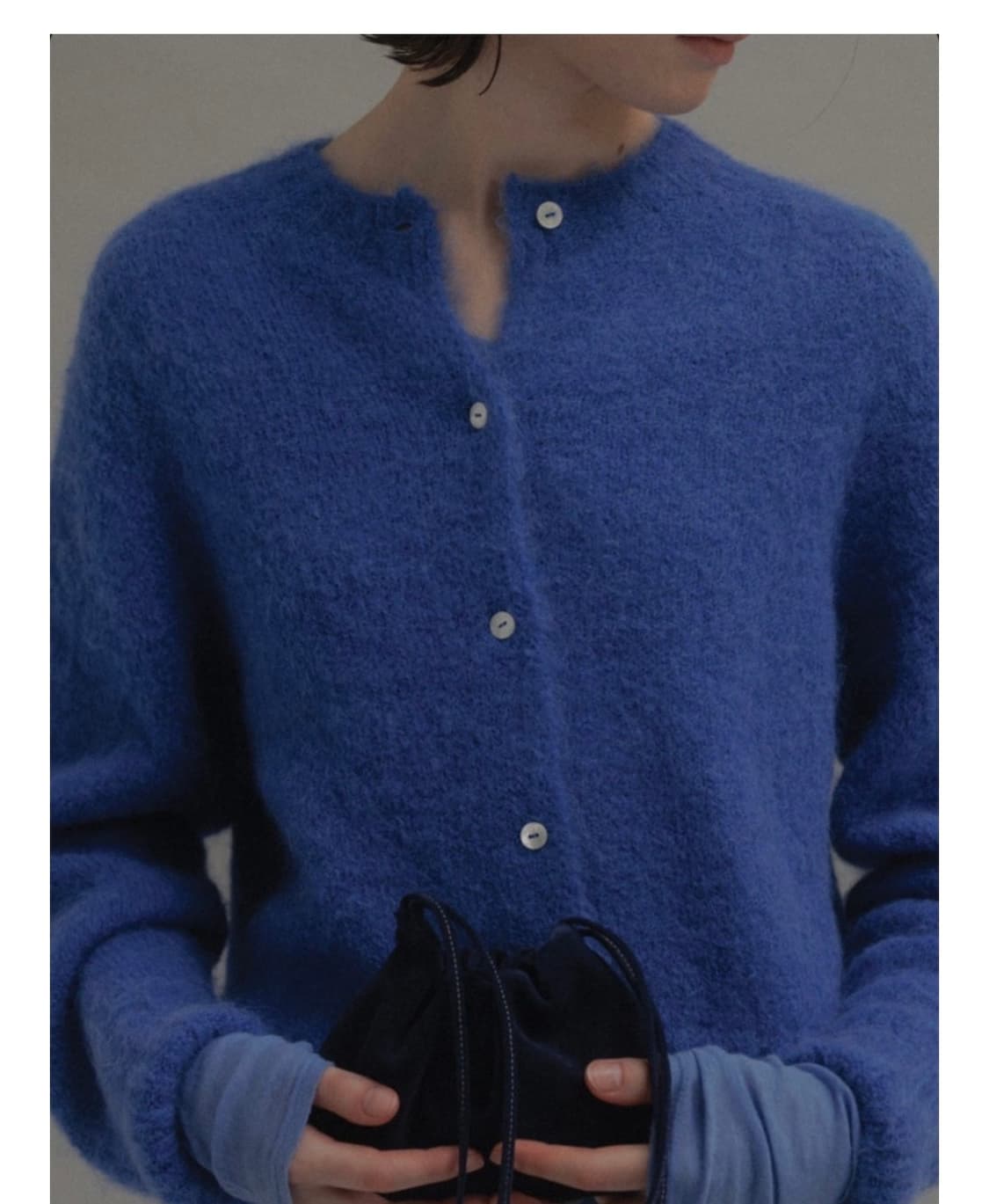 낫띵리튼 알파카 가디건 상품이미지2