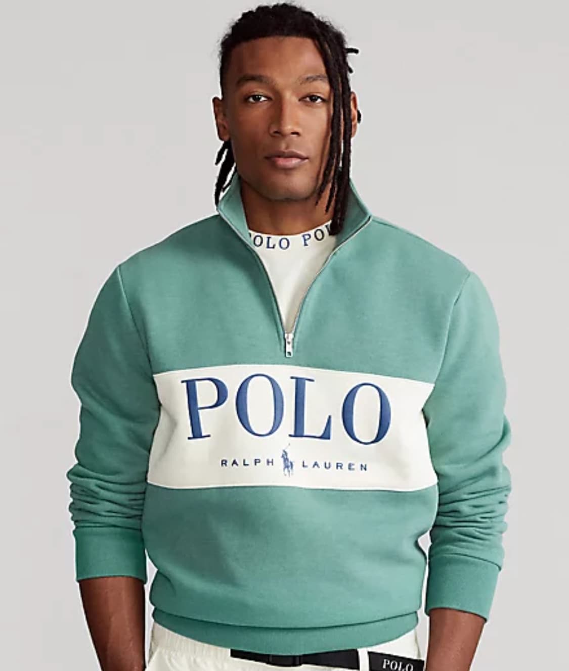 오리지날 신형 랄프로렌폴로 빅로고 집업티 상품이미지1